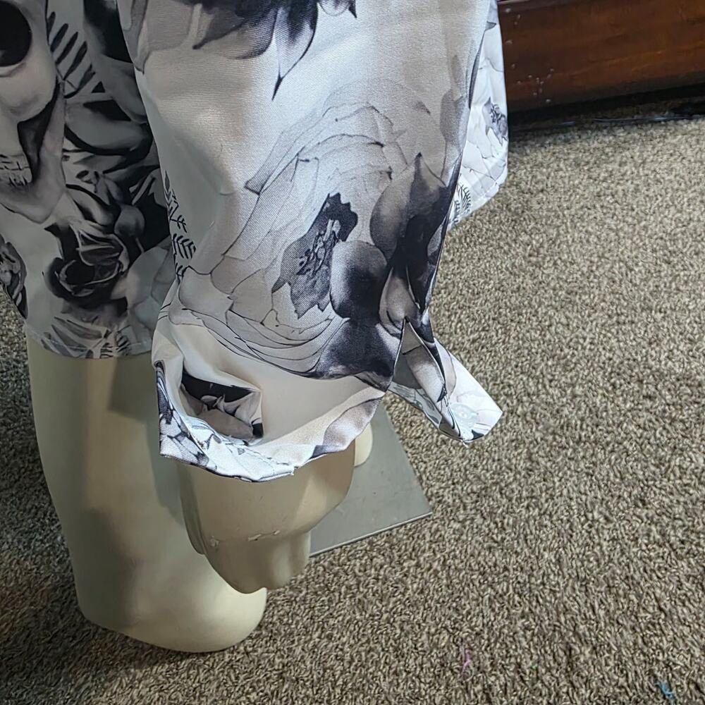 Hello darkness my old friend button down long-sleeve shirt - Picture 6 of 9